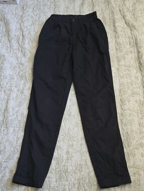 American Eagle Outfitters Black Straight-Leg Chinos